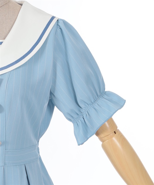 ストライプセーラーワンピース | outlet | axes femme online shop ストライプセーラーワンピース | outlet | axes femme online shop