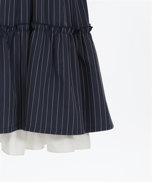 リボンブローチティアードワンピース | 衣料 | axes femme リボンブローチティアードワンピース | 衣料 | axes femme