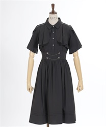 チェーン付ハイウエストワンピース | outlet | axes femme