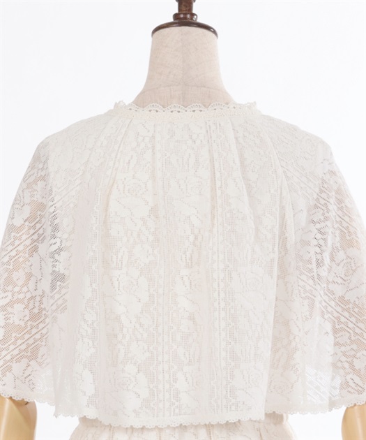 ローズレースケープワンピース | outlet | axes femme online shop