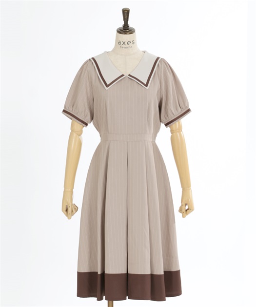 タイ付き×セーラー襟ワンピース | axes femme | axes femme タイ付き×セーラー襟ワンピース | axes femme | axes femme