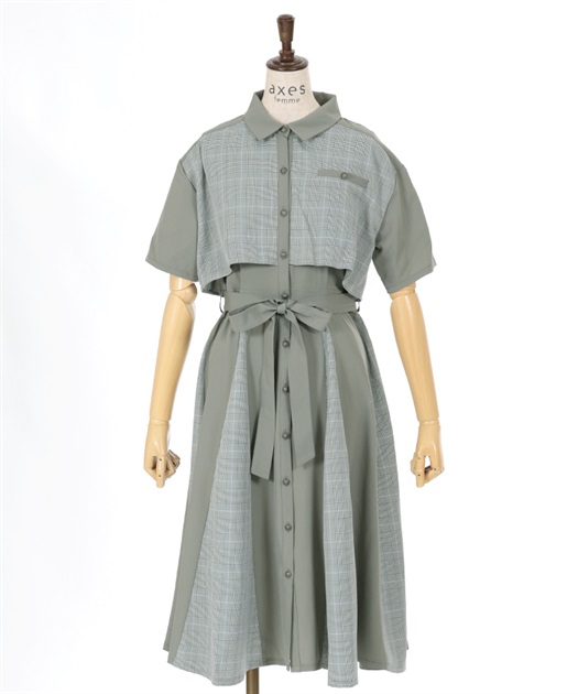 パッチワークワンピース【期間限定価格】 | outlet | axes femme パッチワークワンピース【期間限定価格】 | outlet | axes femme