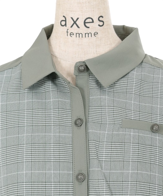 パッチワークワンピース【期間限定価格】 | outlet | axes femme パッチワークワンピース【期間限定価格】 | outlet | axes femme