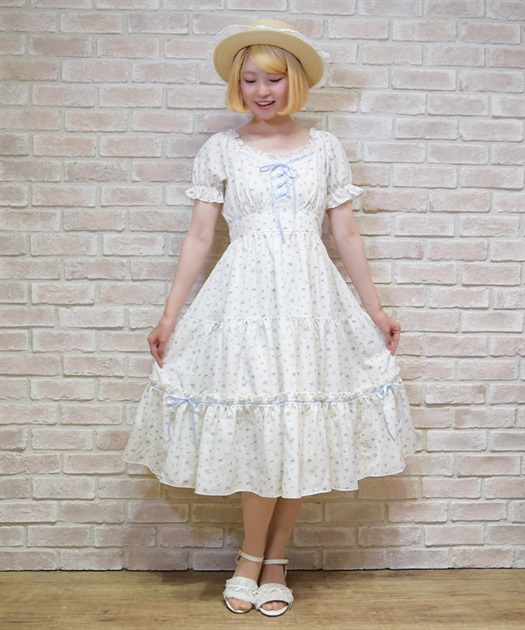 梯子レースティアードワンピース | axes femme 公式オンラインショップ