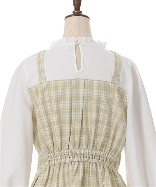 kidsチェック柄ドッキングワンピース【期間限定価格】 | outlet kidsチェック柄ドッキングワンピース【期間限定価格】 | outlet