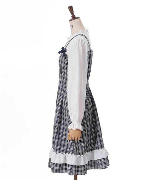 kidsチェック柄ドッキングワンピース【期間限定価格】 | outlet kidsチェック柄ドッキングワンピース【期間限定価格】 | outlet