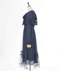 リボン付ケープワンピース | axes femme | axes femme online shop リボン付ケープワンピース | axes femme | axes femme online shop