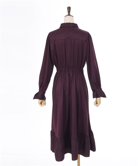 ジャカード切替ティアードワンピース | axes femme | axes femme ジャカード切替ティアードワンピース | axes femme | axes femme
