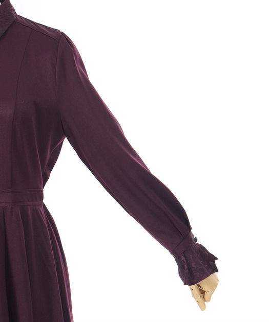 ジャカード切替ティアードワンピース | axes femme | axes femme ジャカード切替ティアードワンピース | axes femme | axes femme