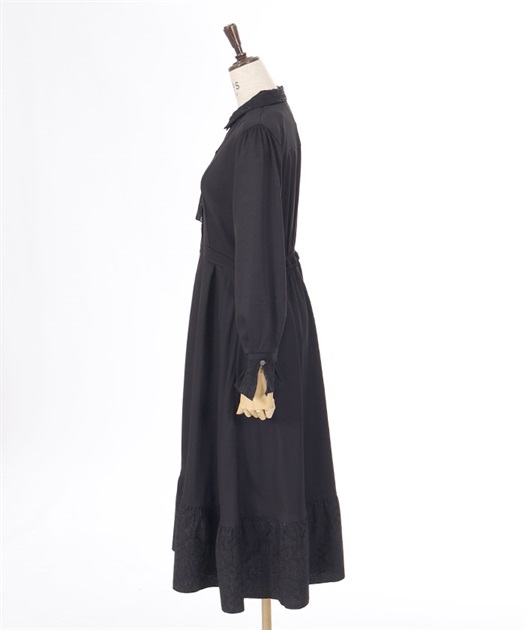ジャカード切替ティアードワンピース | axes femme | axes femme ジャカード切替ティアードワンピース | axes femme | axes femme