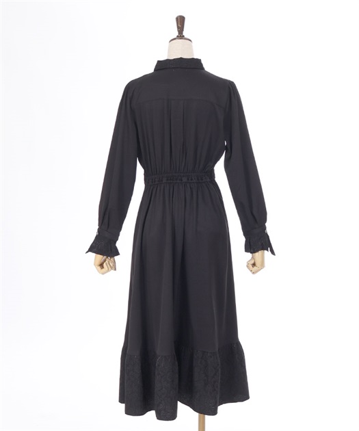 ジャカード切替ティアードワンピース | axes femme | axes femme ジャカード切替ティアードワンピース | axes femme | axes femme