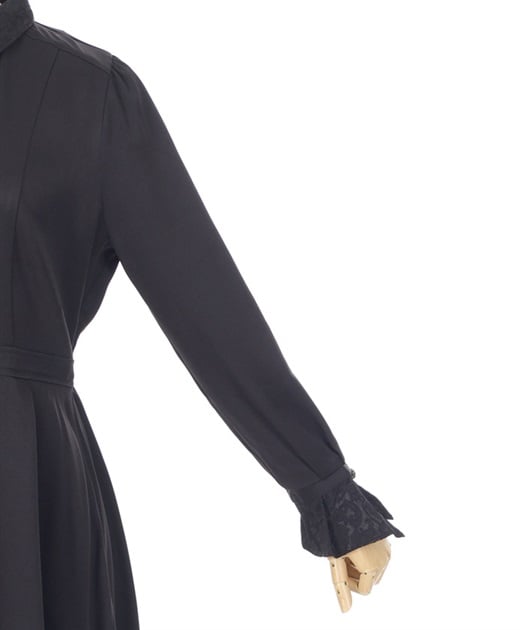 ジャカード切替ティアードワンピース | axes femme | axes femme ジャカード切替ティアードワンピース | axes femme | axes femme