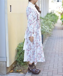miniministore 花柄 ロングワンピース レディース 春夏 -靴
