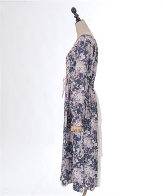 フレーズローズ柄ワンピース | outlet | axes femme online shop フレーズローズ柄ワンピース | outlet | axes femme online shop