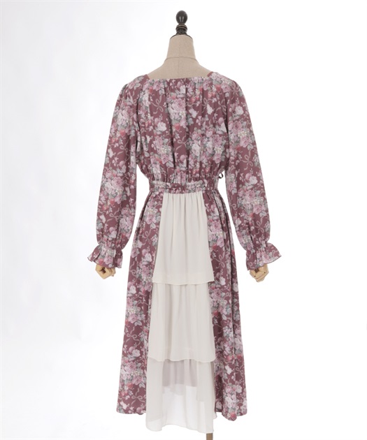 miniministore 花柄 ロングワンピース レディース 春夏 -靴