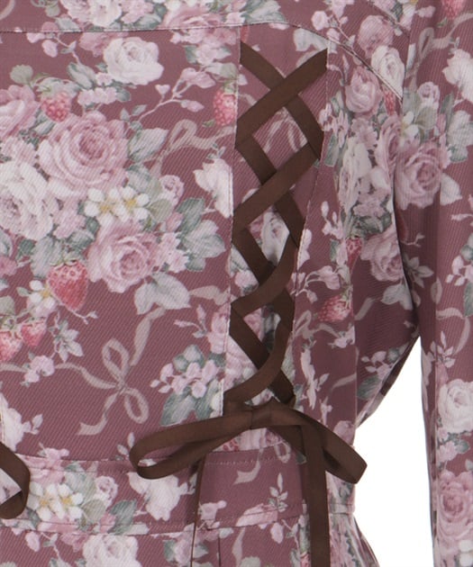 フレーズローズ柄ワンピース【期間限定価格】 | レディース服 フレーズローズ柄ワンピース【期間限定価格】 | レディース服