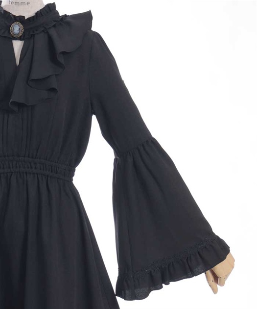 姫袖風ラッフルフリルワンピース | axes femme | axes femme 姫袖風ラッフルフリルワンピース | axes femme | axes femme