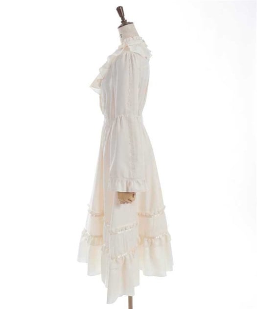 姫袖風ラッフルフリルワンピース | レディース服・レディース 姫袖風ラッフルフリルワンピース | レディース服・レディース