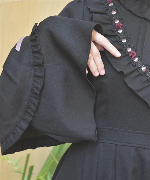 ローズ×リボン姫袖ワンピース | axes femme online shop