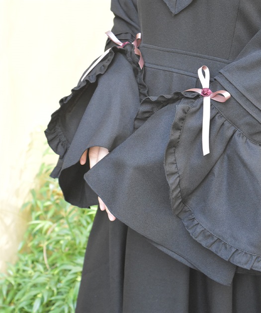 ローズ×リボン姫袖ワンピース | axes femme online shop