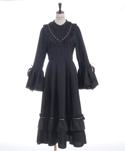 ローズ×リボン姫袖ワンピース | axes femme | axes femme online shop