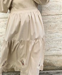 ブロッキングベリー刺繍ワンピース | outlet | axes femme