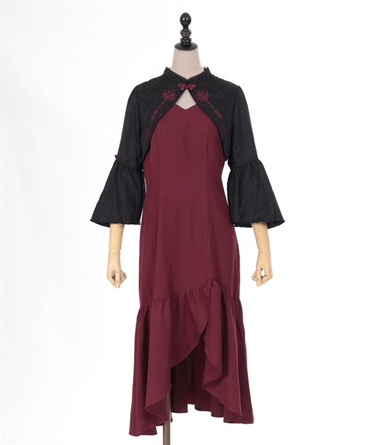 ロータス刺繍チャイナワンピース | outlet | axes femme online shop ロータス刺繍チャイナワンピース | outlet | axes femme online shop