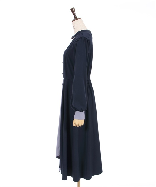 チョーカー風バイカラーワンピース | outlet | axes femme チョーカー風バイカラーワンピース | outlet | axes femme