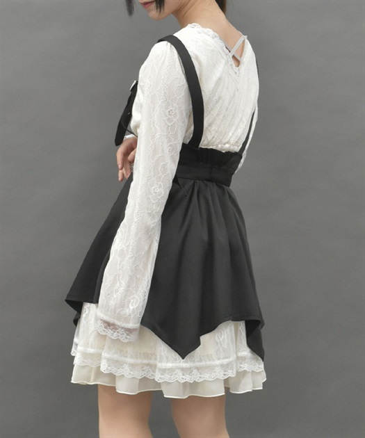 ハーネスベルト付レースワンピース | outlet | axes femme ハーネスベルト付レースワンピース | outlet | axes femme