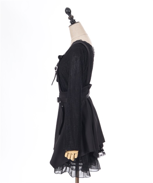 ハーネスベルト付レースワンピース | outlet | axes femme ハーネスベルト付レースワンピース | outlet | axes femme