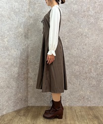 レースアップストライプワンピース | outlet | axes femme