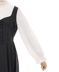 レースアップストライプワンピース | outlet | axes femme