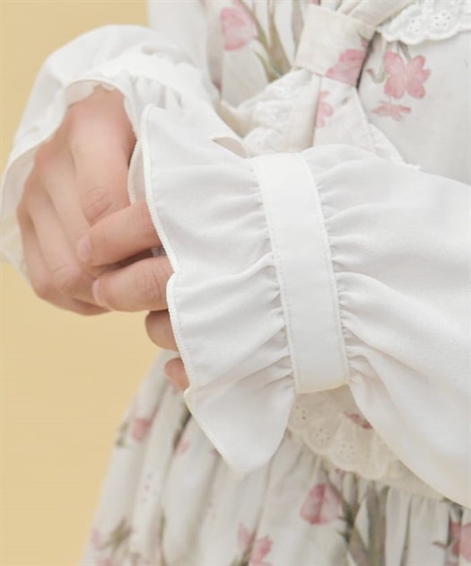 フラワープリントセーラーワンピース | レディース服 フラワープリントセーラーワンピース | レディース服