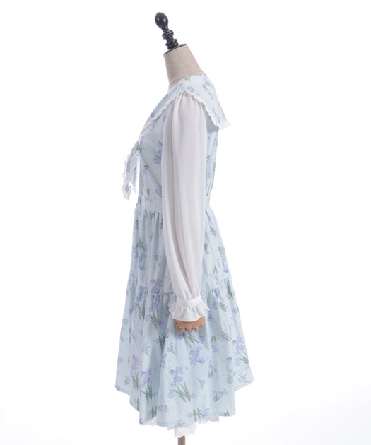 フラワープリントセーラーワンピース | レディース服 フラワープリントセーラーワンピース | レディース服