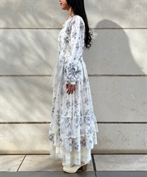 ラッフルフリルレース花柄ワンピース | axes femme | axes femme ラッフルフリルレース花柄ワンピース | axes femme | axes femme
