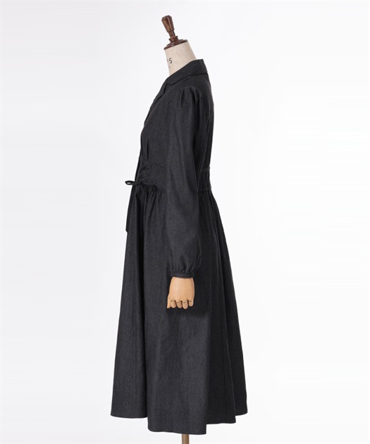 ダブルレースアップデニムワンピース | outlet | axes femme