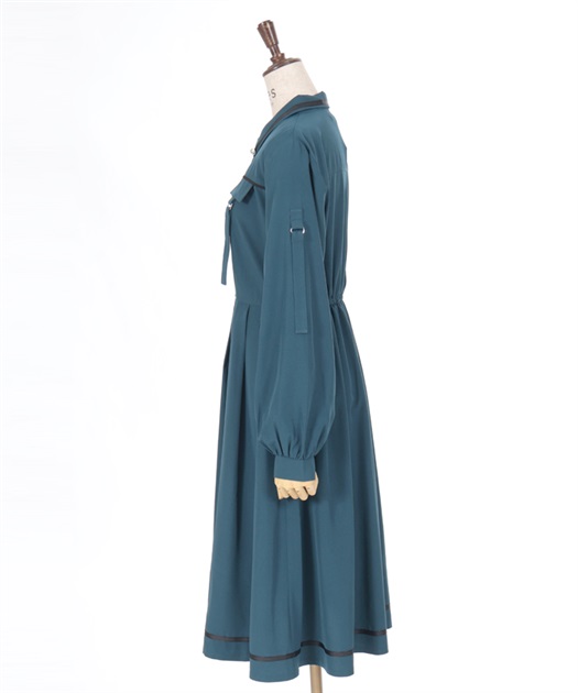 ミリタリー風シャツワンピース | outlet | axes femme online shop ミリタリー風シャツワンピース | outlet | axes femme online shop