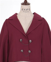 マント風ケープジャケット【期間限定価格】 | outlet | axes マント風ケープジャケット【期間限定価格】 | outlet | axes