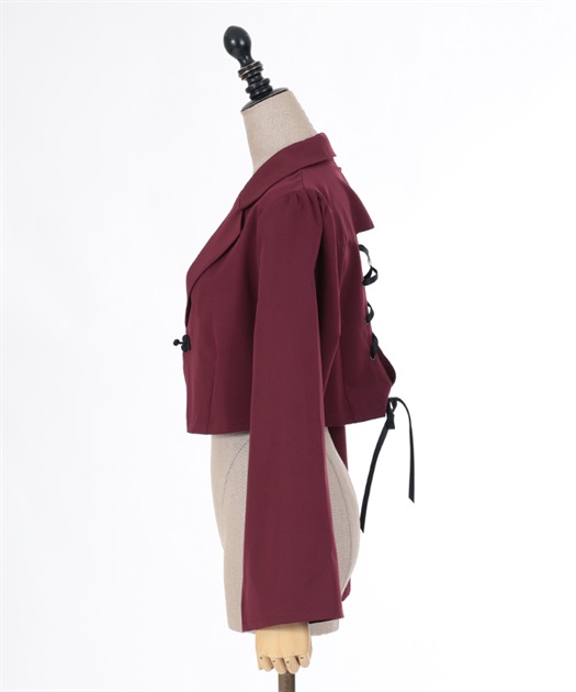 チャイナボタンショートジャケット | outlet | axes femme