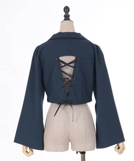 チャイナボタンショートジャケット | レディース服・レディース
