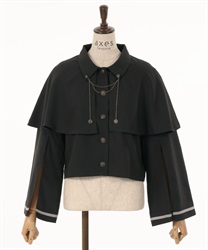 チェーン付ケープジャケット | outlet | axes femme online shop