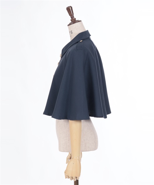 チェーン付きダブル釦ケープ | 衣料 | axes femme online shop チェーン付きダブル釦ケープ | 衣料 | axes femme online shop