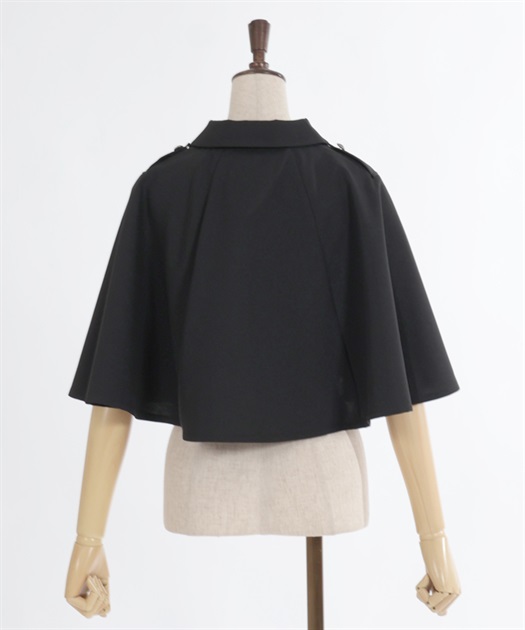 チェーン付きダブル釦ケープ | outlet | axes femme online shop チェーン付きダブル釦ケープ | outlet | axes femme online shop
