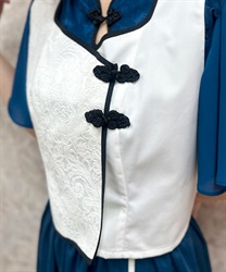 チャイナ風JQ切替ベスト | outlet | axes femme online shop チャイナ風JQ切替ベスト | outlet | axes femme online shop