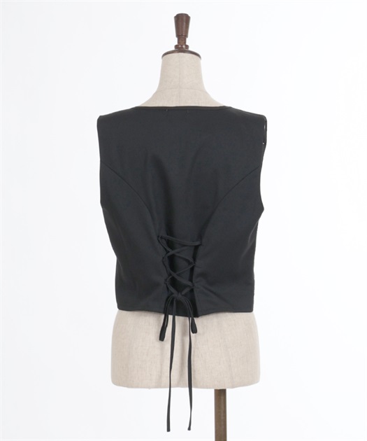 チャイナ風JQ切替ベスト | outlet | axes femme online shop チャイナ風JQ切替ベスト | outlet | axes femme online shop