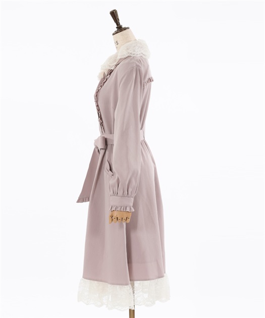 レース襟付トレンチコート | outlet | axes femme online shop レース襟付トレンチコート | outlet | axes femme online shop