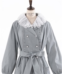 レース襟付トレンチコート | axes femme | axes femme online shop レース襟付トレンチコート | axes femme | axes femme online shop