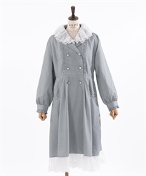 レース襟付トレンチコート | axes femme | axes femme online shop レース襟付トレンチコート | axes femme | axes femme online shop
