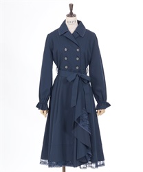 ラッフルフリルトレンチコート | outlet | axes femme online shop ラッフルフリルトレンチコート | outlet | axes femme online shop