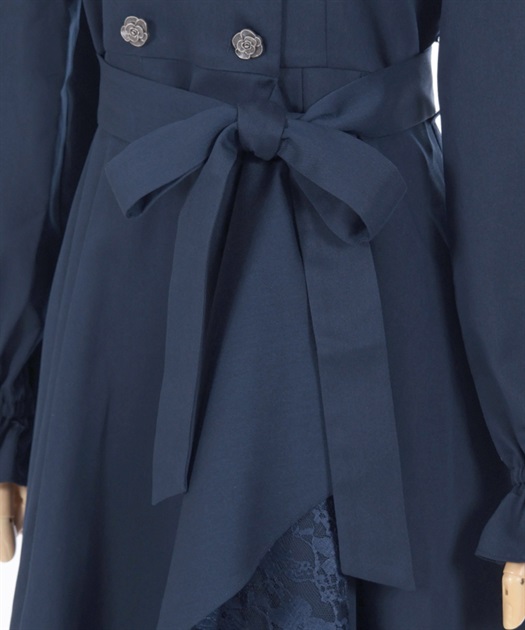 ラッフルフリルトレンチコート | outlet | axes femme online shop ラッフルフリルトレンチコート | outlet | axes femme online shop